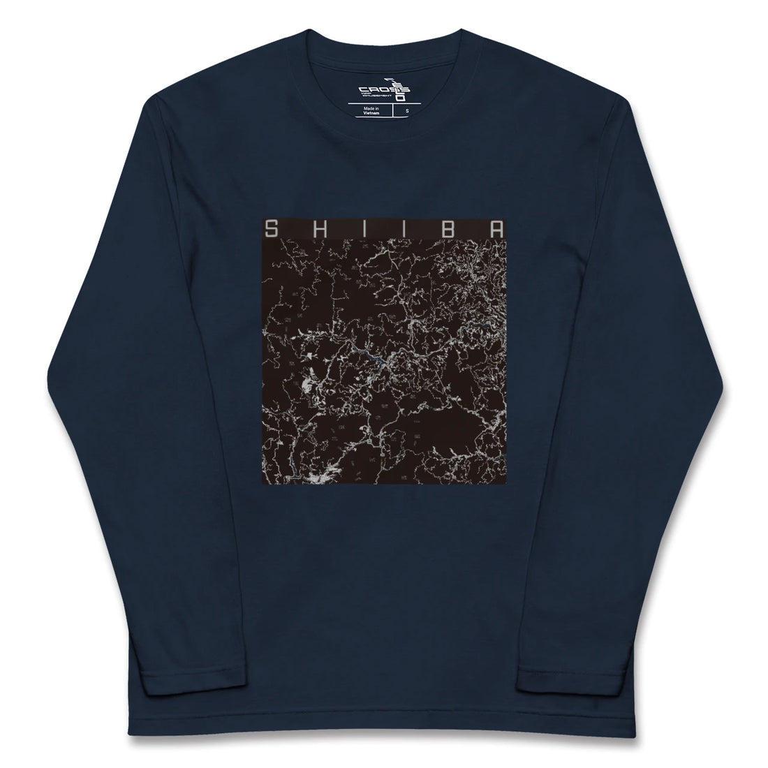 【椎葉(宮崎県)】地図柄ロングスリーブTシャツ