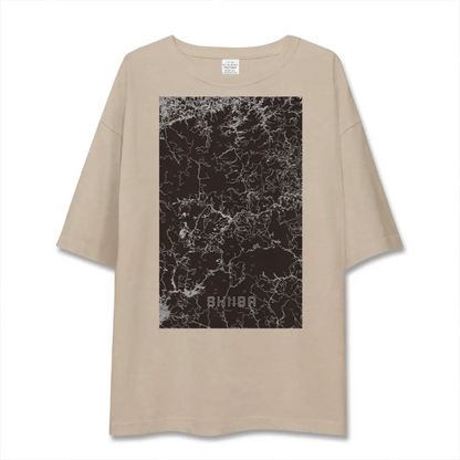 【椎葉（宮崎県）】地図柄ビッグシルエットTシャツ