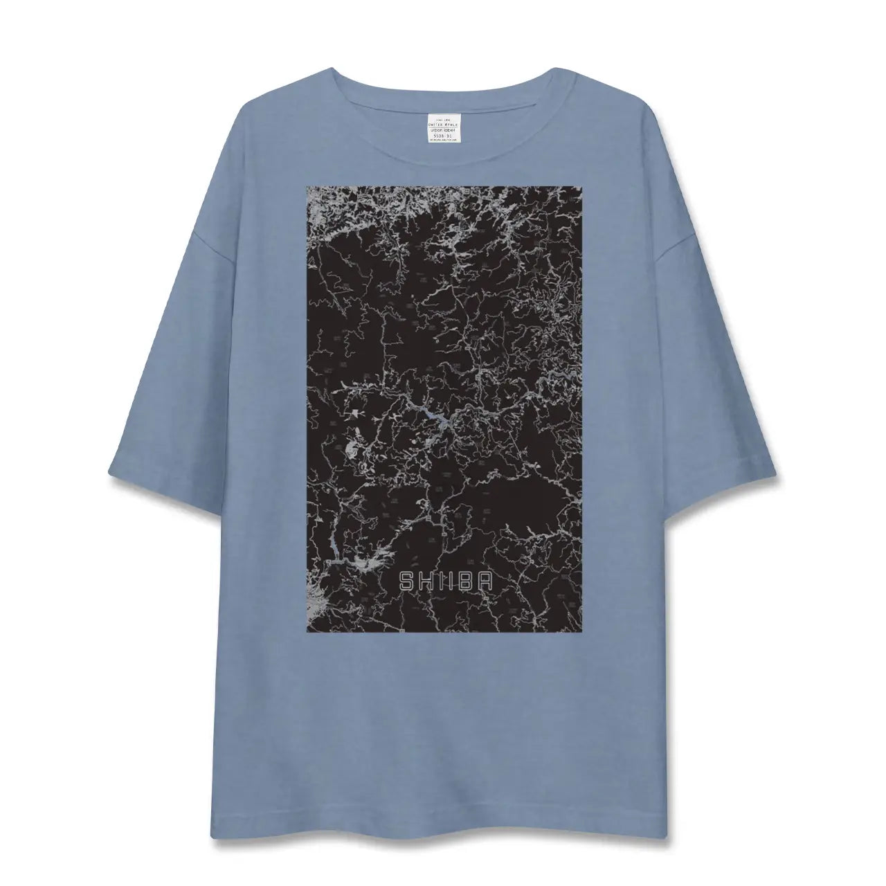 【椎葉（宮崎県）】地図柄ビッグシルエットTシャツ