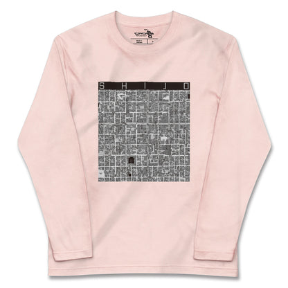 【四条（京都府）】地図柄ロングスリーブTシャツ