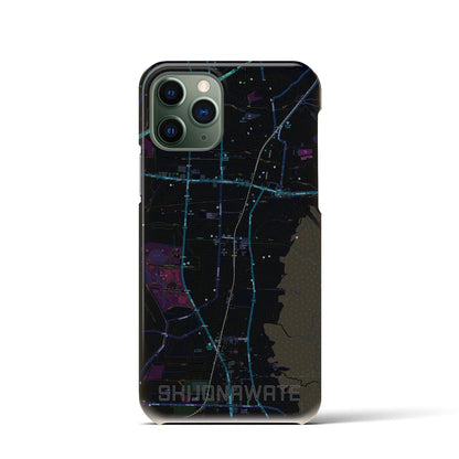 【四条畷（大阪府）】地図柄iPhoneケース（バックカバータイプ）