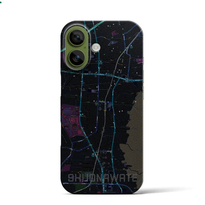 【四条畷（大阪府）】地図柄iPhoneケース（バックカバータイプ）