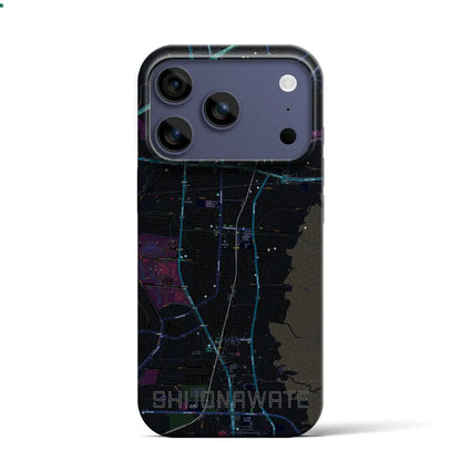 【四条畷（大阪府）】地図柄iPhoneケース（バックカバータイプ）