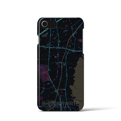 【四条畷（大阪府）】地図柄iPhoneケース（バックカバータイプ）