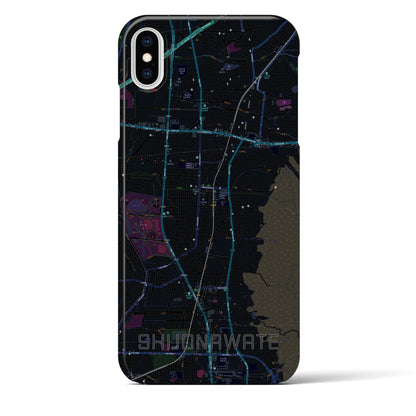 【四条畷（大阪府）】地図柄iPhoneケース（バックカバータイプ）