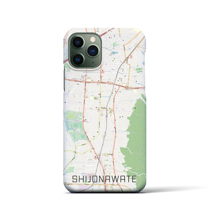 【四条畷（大阪府）】地図柄iPhoneケース（バックカバータイプ）