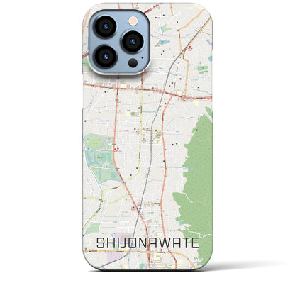 【四条畷（大阪府）】地図柄iPhoneケース（バックカバータイプ）