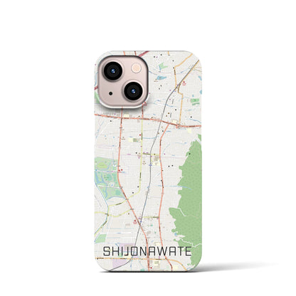 【四条畷（大阪府）】地図柄iPhoneケース（バックカバータイプ）