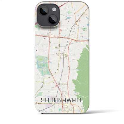 【四条畷（大阪府）】地図柄iPhoneケース（バックカバータイプ）