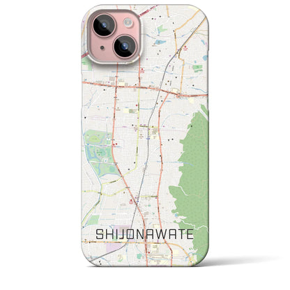 【四条畷（大阪府）】地図柄iPhoneケース（バックカバータイプ）