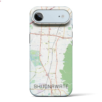 【四条畷（大阪府）】地図柄iPhoneケース（バックカバータイプ）