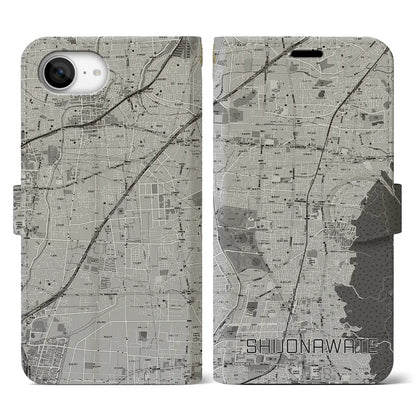 【四条畷（大阪府）】地図柄iPhoneケース（手帳タイプ）