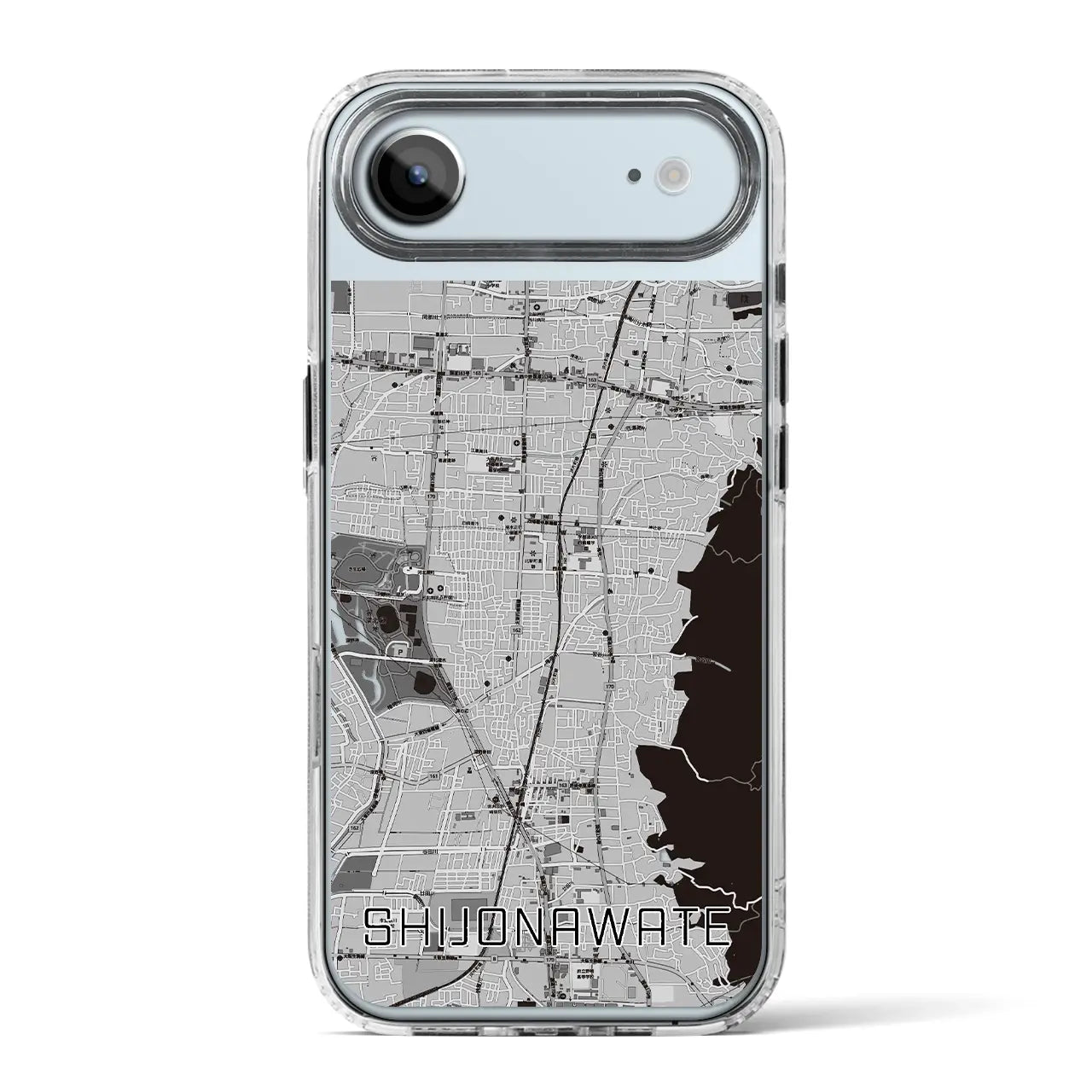 【四条畷（大阪府）】地図柄iPhoneケース（MagSafeタイプ）