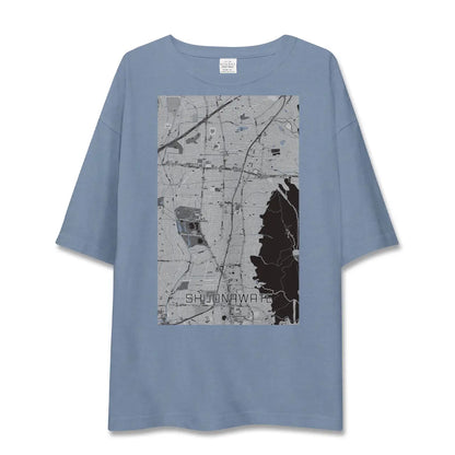 【四条畷（大阪府）】地図柄ビッグシルエットTシャツ