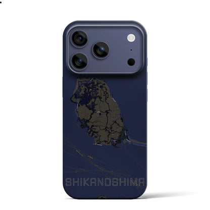 【志賀島（福岡県）】地図柄iPhoneケース（バックカバータイプ）