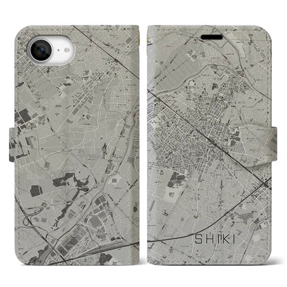 【志木（埼玉県）】地図柄iPhoneケース（手帳タイプ）