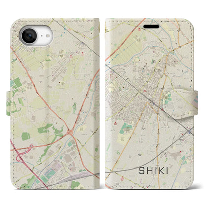 【志木（埼玉県）】地図柄iPhoneケース（手帳タイプ）