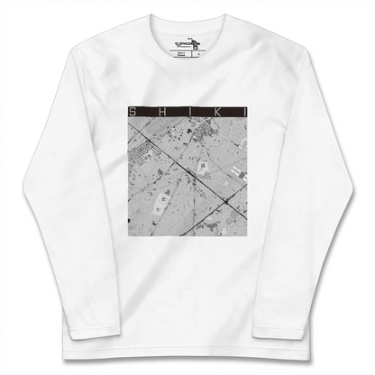【志木（埼玉県）】地図柄ロングスリーブTシャツ