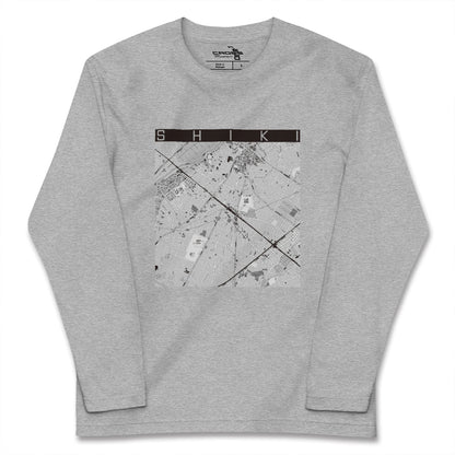 【志木（埼玉県）】地図柄ロングスリーブTシャツ