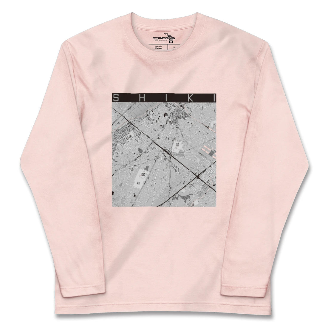 【志木(埼玉県)】地図柄ロングスリーブTシャツ