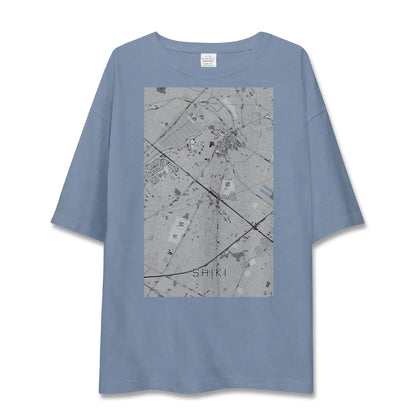 【志木（埼玉県）】地図柄ビッグシルエットTシャツ
