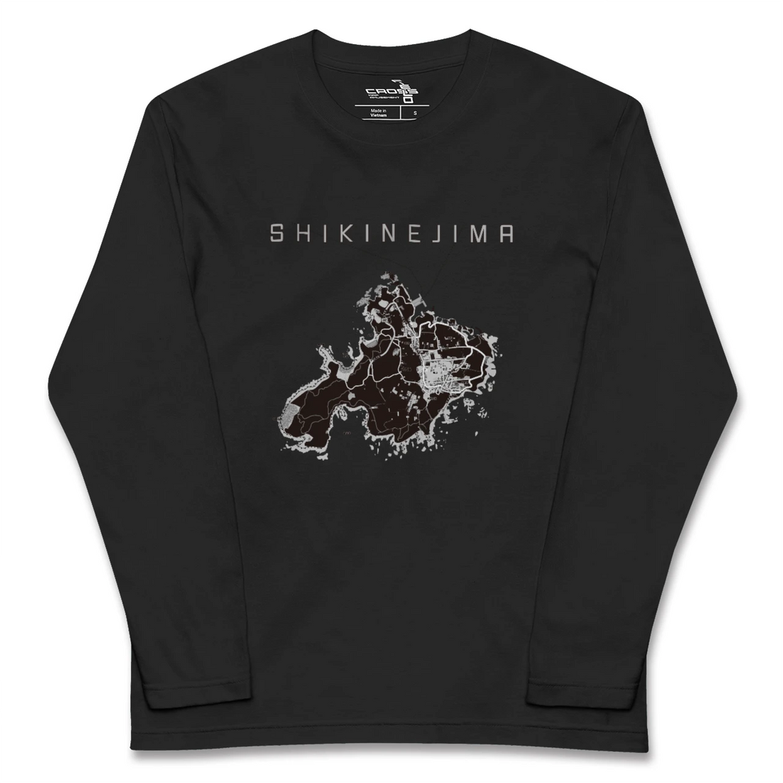 【式根島（東京都）】地図柄ロングスリーブTシャツ