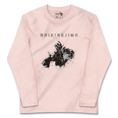 【式根島（東京都）】地図柄ロングスリーブTシャツ