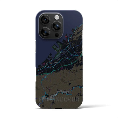 【四国中央（愛媛県）】地図柄iPhoneケース（バックカバータイプ）