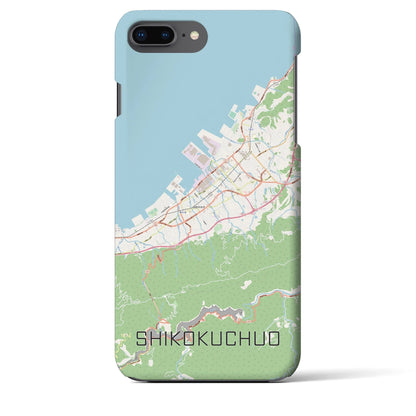 【四国中央（愛媛県）】地図柄iPhoneケース（バックカバータイプ）