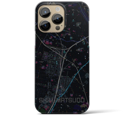 【新松戸（千葉県）】地図柄iPhoneケース（バックカバータイプ）