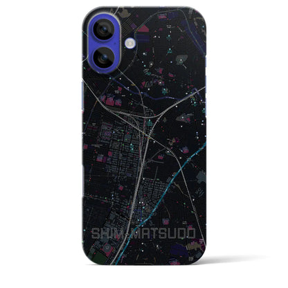 【新松戸（千葉県）】地図柄iPhoneケース（バックカバータイプ）