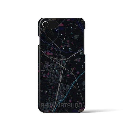 【新松戸（千葉県）】地図柄iPhoneケース（バックカバータイプ）