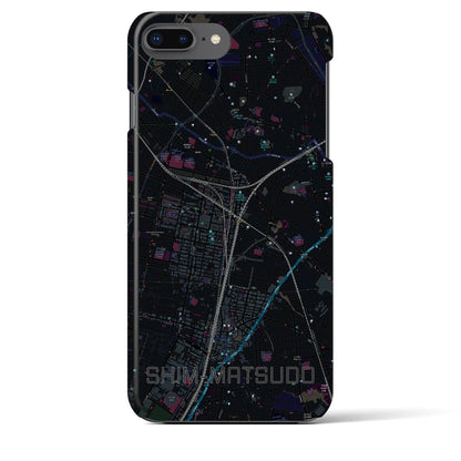 【新松戸（千葉県）】地図柄iPhoneケース（バックカバータイプ）