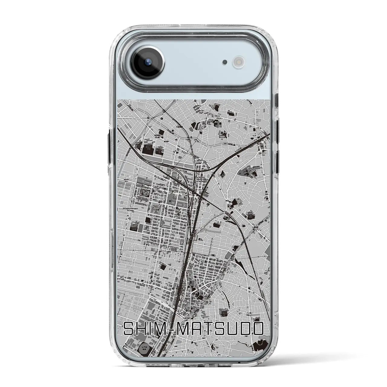 【新松戸（千葉県）】地図柄iPhoneケース（MagSafeタイプ）