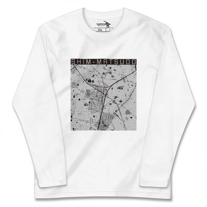 【新松戸（千葉県）】地図柄ロングスリーブTシャツ