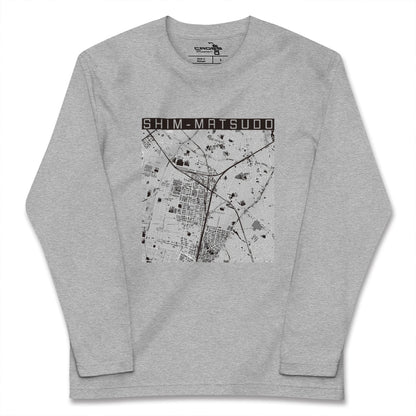 【新松戸（千葉県）】地図柄ロングスリーブTシャツ