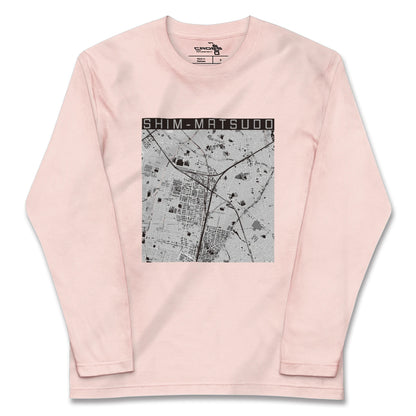 【新松戸（千葉県）】地図柄ロングスリーブTシャツ