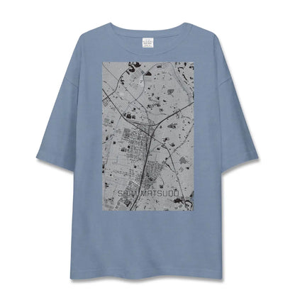 【新松戸（千葉県）】地図柄ビッグシルエットTシャツ
