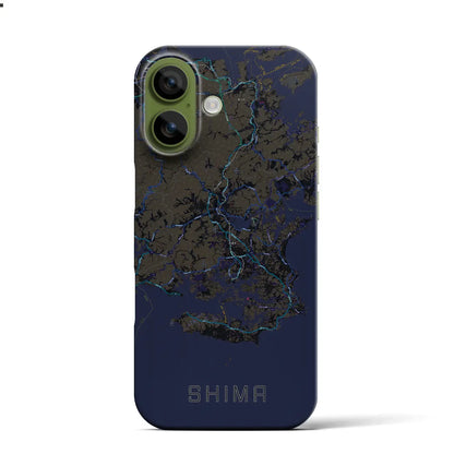 【志摩（三重県）】地図柄iPhoneケース（バックカバータイプ）