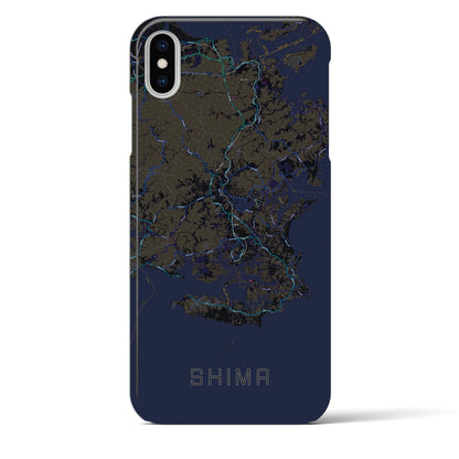 【志摩（三重県）】地図柄iPhoneケース（バックカバータイプ）