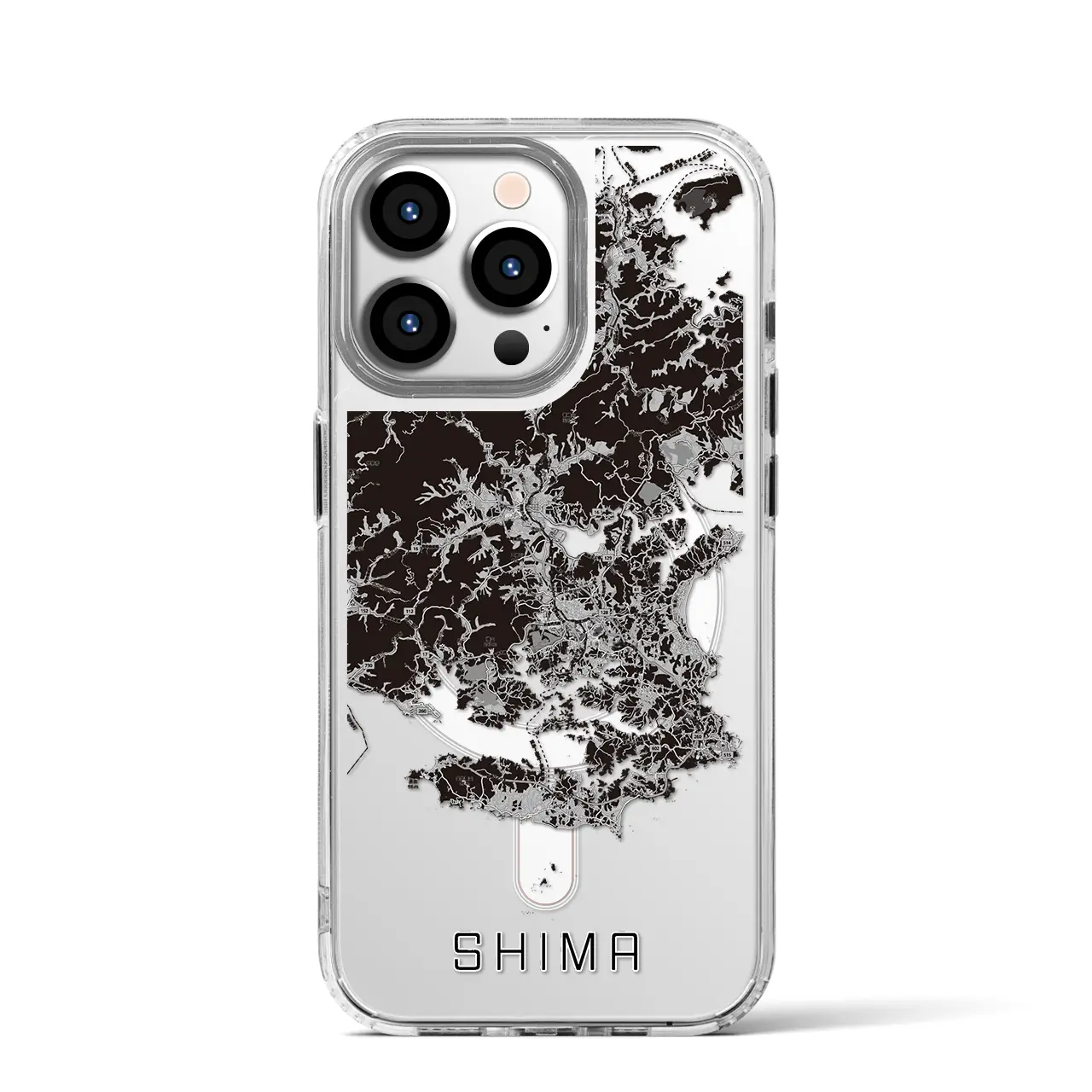 【志摩（三重県）】地図柄iPhoneケース（MagSafeタイプ）