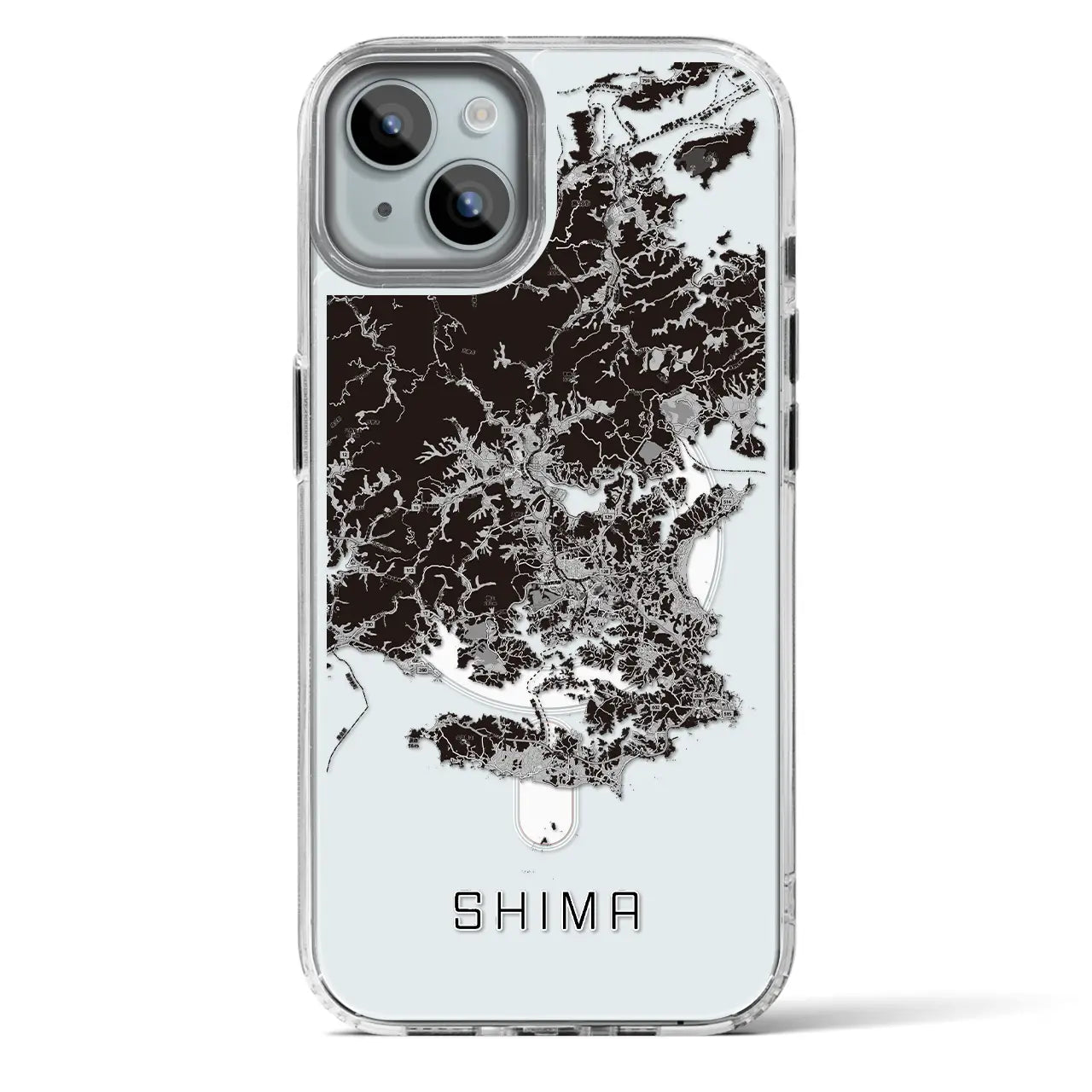 【志摩（三重県）】地図柄iPhoneケース（MagSafeタイプ）