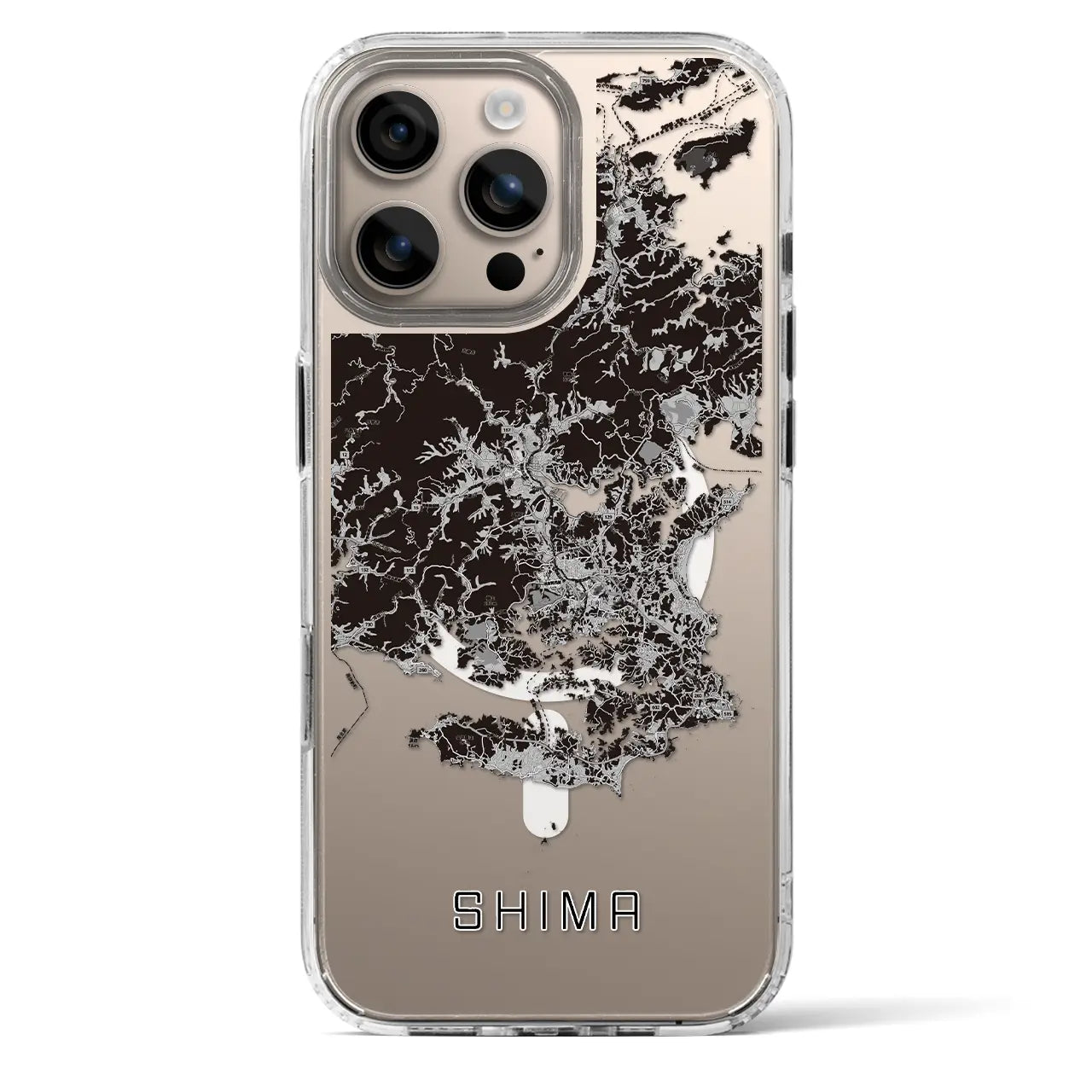 【志摩（三重県）】地図柄iPhoneケース（MagSafeタイプ）