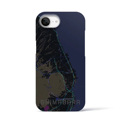 【島原（長崎県）】地図柄iPhoneケース（バックカバータイプ）