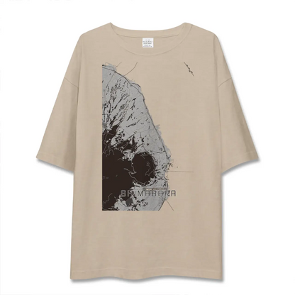 【島原（長崎県）】地図柄ビッグシルエットTシャツ