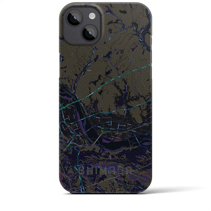 【島田（静岡県）】地図柄iPhoneケース（バックカバータイプ）