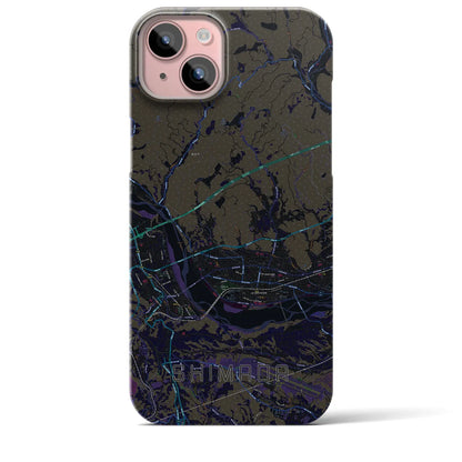 【島田（静岡県）】地図柄iPhoneケース（バックカバータイプ）