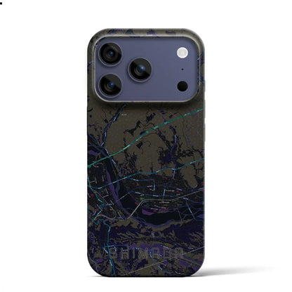 【島田（静岡県）】地図柄iPhoneケース（バックカバータイプ）