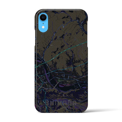 【島田（静岡県）】地図柄iPhoneケース（バックカバータイプ）