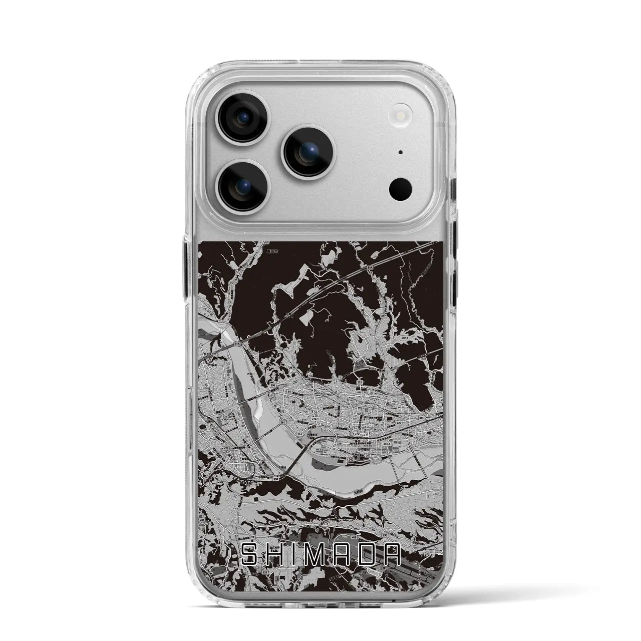 【島田（静岡県）】地図柄iPhoneケース（MagSafeタイプ）